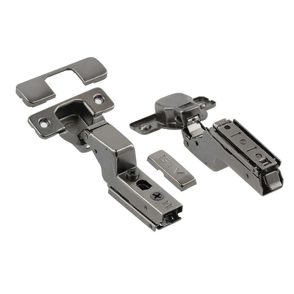 15 Петля вкладная SOLID PRO с доводчиком, 3D, линейная планка 