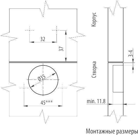 02 Петля полунакладная